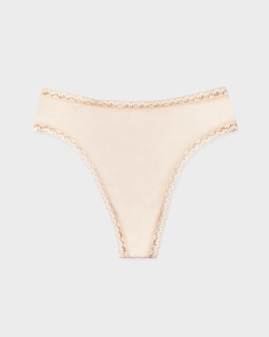 Knicker Stripe & Stare | High Waisted Thong