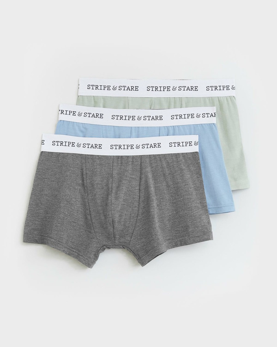 Knicker Stripe & Stare | Unisex Boxer Three Pack