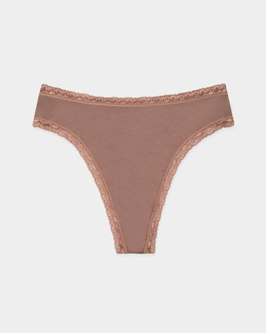 Knicker Stripe & Stare | High Waisted Thong