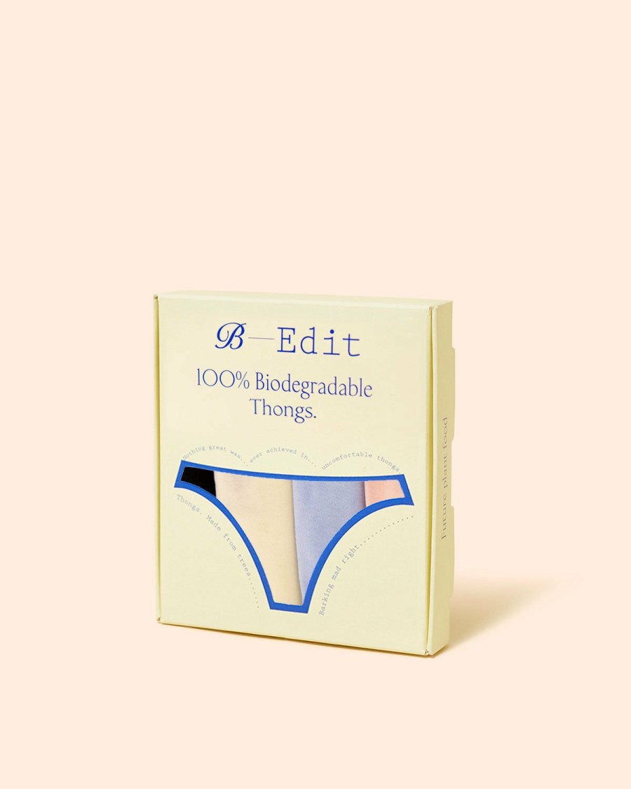 Knicker Stripe & Stare | B-Edit Thong Four Pack