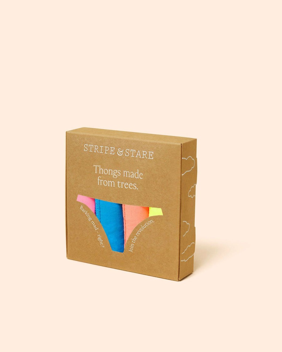 Knicker Stripe & Stare | Thong Four Pack